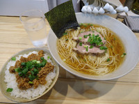 「15食限定 贅沢だしそば+ピリ辛挽肉ご飯(￥800+180)」@DAIKUMAの写真