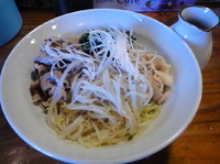 「【季節限定】ぶっかけアゴ助冷しゃぶＶｅｒ」@中華そばつけそば 千思萬考の写真