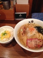「塩ラーメン」@塩らーめん専門 ひるがお 大岡山店の写真