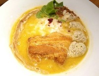 「鶏そば（塩）＋つくね （150613）」@國分ラーメン食堂の写真