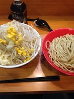 「なみのりつけ麺（ヤサイ・ニンニク）」@ラーメン二郎 八王子野猿街道店2の写真