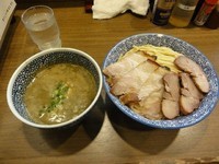 「チャーシュー極濃煮干しつけ麺 1030円 　大盛100円」@煮干しつけ麺 宮元の写真