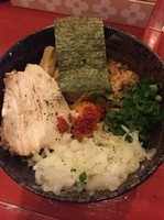 「かれーまぜそば¥850➕刻み玉ねぎ¥100」@二代目狼煙 本店 葉隠製麺の写真