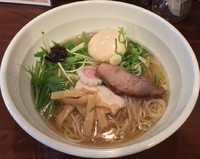 「汐らぁ麺＋濃厚ひなの玉子（￥730＋開店記念サービス）」@麺処 野毛八の写真
