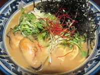 「牡蠣拉麺　「900円」」@麺や佐市の写真