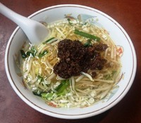 「台湾風挽肉入りラーメン 520円」@唐家村の写真