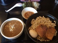 「極・どろつけ麺 中 850円 味玉100円」@つけ麺 どでんの写真