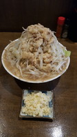 「ラーメン300g(カタメ、ヤサイアブラ＋ニンニク少し」@らーめん たろうの写真
