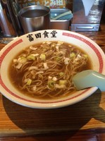 「かけ 500円」@松戸中華そば 富田食堂の写真