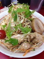 「「限定」冷やし中華 中 ＋ ガリマヨ ＋ 豚1枚」@千里眼の写真