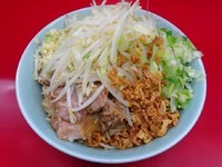 「小ラーメン（690円）＋ねぎ汁なし（100円）ニンニク」@ラーメン二郎 中山駅前店の写真