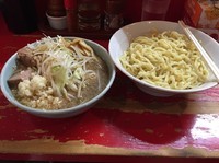 「ランチ　つけ麺+ニンニクマシマシ700円」@らーめん一の写真