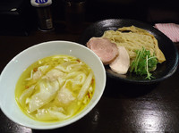 「『塩ワンタンつけ麺(￥1000)』」@らぁ麺 すぎ本の写真
