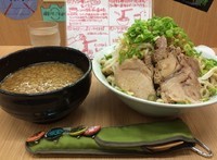 「つけ麺（350g、ニンニクなし、ヤサイ、アブラ）」@ラーメン荘 歴史を刻め 寺田町の写真