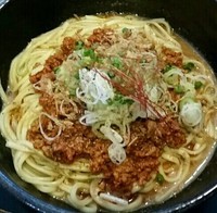 「担々まぜそば（スープ付き）６５０円」@まぜそば 一心不乱の写真