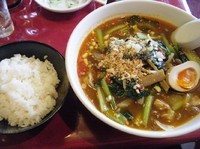 「福帯麺（ライス付き）600円くらい」@八仙菜館の写真