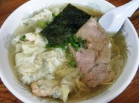 「塩雲呑麺1050円」@伊達屋の写真