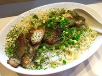 「【気まぐれ限定】カキボナーラ￥830＋追い飯￥100」@麺屋 扇 SENの写真