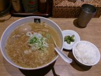 「味噌・煮玉子＋小ライス」@大島の写真