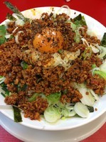 「台湾まぜそば250g 醤油 シビレ増」@豚男 -BUTAMEN-の写真