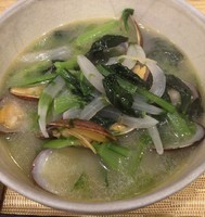 「あさりと青のり 塩つゆそば 1100円」@ENGINEの写真