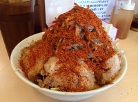 「ラーメン少なめヤサイからめ一味唐辛子」@自家製ラーメン 大者の写真