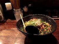 「汁無し担々麺２辛・大盛」@神泉のらぁめん屋 うさぎの写真