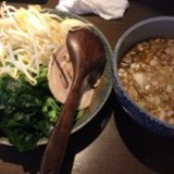 和つけ麺 塩 緑の麺