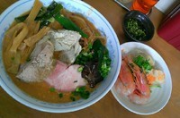 「水無月の一杯  冷し麺 第二章  鮟鱇肝 味噌冷しB+ α」@MENYA 食い味の道有楽の写真