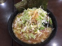 「ラーメン味濃め固め➕ねぎ 750円」@杉田家 千葉祐光店の写真
