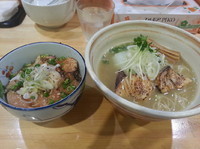 「鰤らぁめん(塩)＆鰤ごはん」@めんや 正明の写真