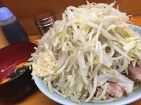 「ラーメン 生とじ玉子カツオだしキザミ海苔入り」@ラーメン二郎 新橋店の写真