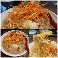 「スタミナニンニク味噌（もやし増し）＋辛ネギ」@大公の写真