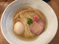 「鯛塩そば〜半熟味玉付き〜」@鯛塩そば 灯花 本店の写真