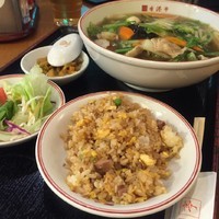 「五目そばセット（￥850）」@香港亭 赤坂店の写真