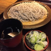 「石臼挽きもりそば（￥300）」@そば新 蒲田西口店の写真