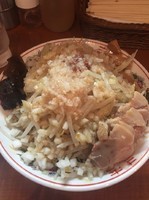 「油めん、ニンニク以外全部」@らーめん ぽっぽっ屋 水道橋店の写真