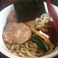 「（アツイ季節限定）和風ダシの冷たい中華そば¥730」@とら食堂 松戸分店の写真