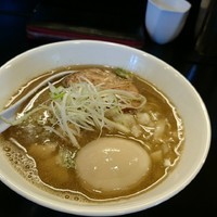 「煮干し中華そばHARD、煮卵、１UP」@煮干中華そば のじじの写真