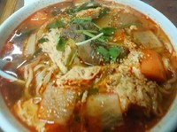 「牛肉ラーメン（並盛）650円」@大陸の写真