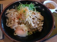 「ちゃーしゅーまぜそば　　※１００円割引券」@三宝亭 松本高宮店の写真