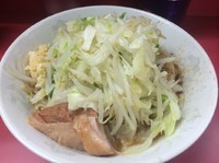 「汁なし小ラーメン・ニンニク（650円）」@ラーメン二郎 環七一之江店の写真