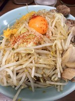 「侍王（麺増し、野菜マシ、味濃いめ）」@横浜家系 侍 渋谷店の写真