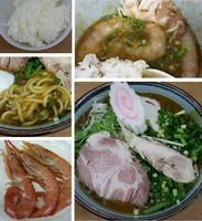 「【限定】冷しカレーぶっかけ南蛮風(B)1100円+アカ海老」@MENYA 食い味の道有楽の写真