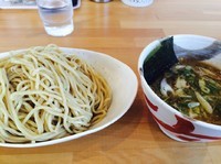 「秋刀魚のつけ麺  大盛り」@らーめん マル汁屋の写真