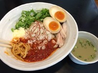 「トマカレまぜそば（650円）」@まぜそば 一心不乱の写真