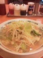 「野菜たっぷりタンメン\500」@日高屋 鶯谷店の写真