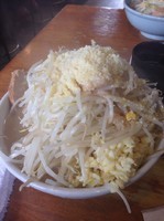 「なみのりつけ麺小（やさいアブラ）チーズ100円」@ラーメン二郎 八王子野猿街道店2の写真