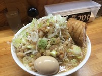 「ラーメン 大 野菜以外全部  ニンニク脂w」@ハイマウントの写真