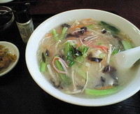 「フカヒレ麺（塩味）　７５０円」@中華風居酒屋 庶民の写真